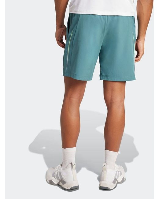 Adidas Blue Tech Apparel Shorts for men