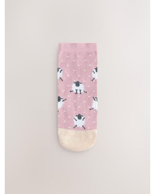 Next Green Trainer Socks 4 Pack