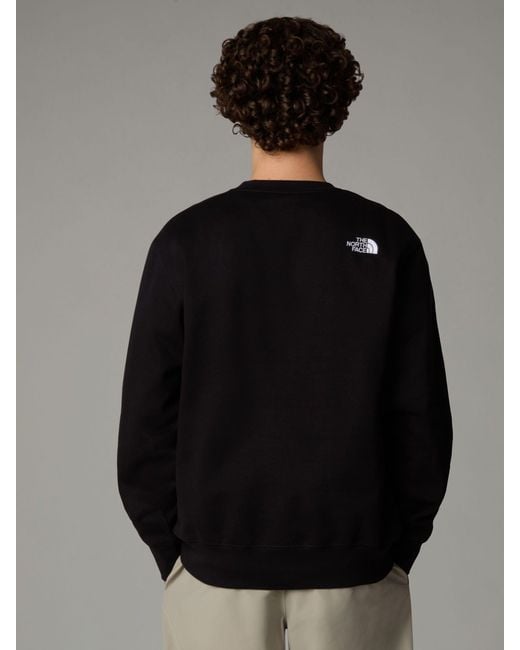 The North Face Black Essential Relaxed Sweatshirt for men