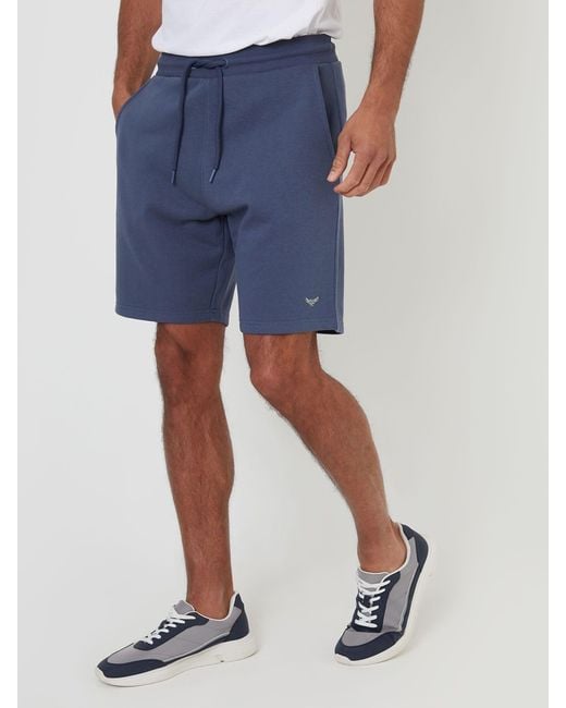 Threadbare Blue Sweat Shorts for men