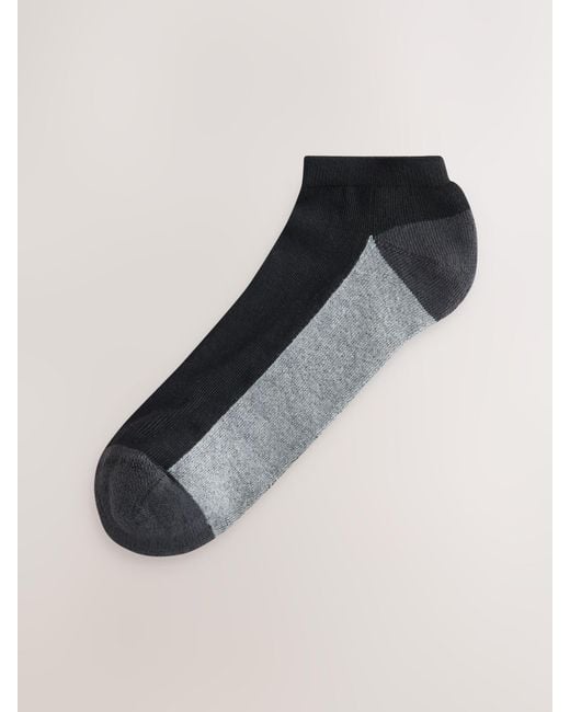 Next Black Cushioned Trainers Socks for men