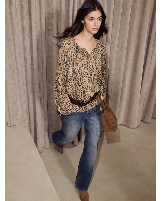 BHOEM Natural Buttoned Blouse