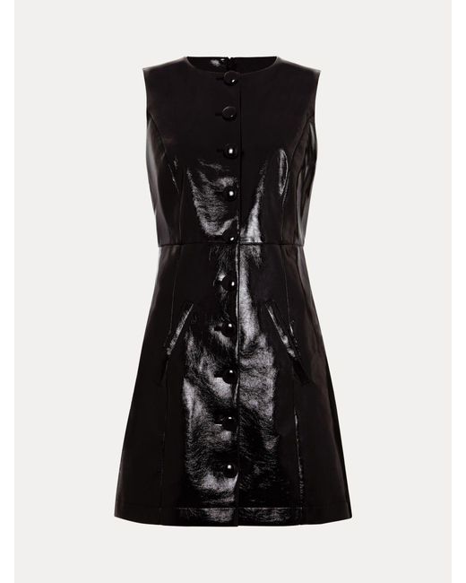 Phase Eight Black Theodora Pinafore Dress