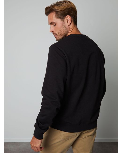 Threadbare Blue Crew Neck Sweatshirt for men