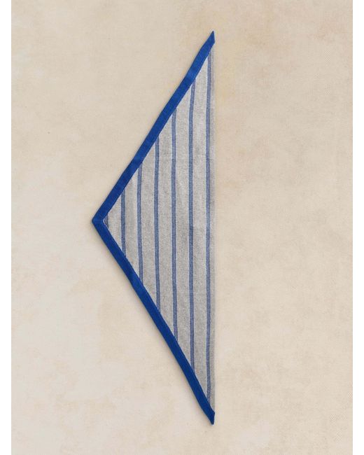 White Stuff Blue Eve Triangle Scarf