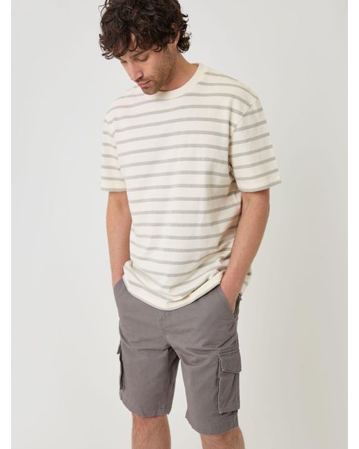 Threadbare Gray Cargo Shorts for men