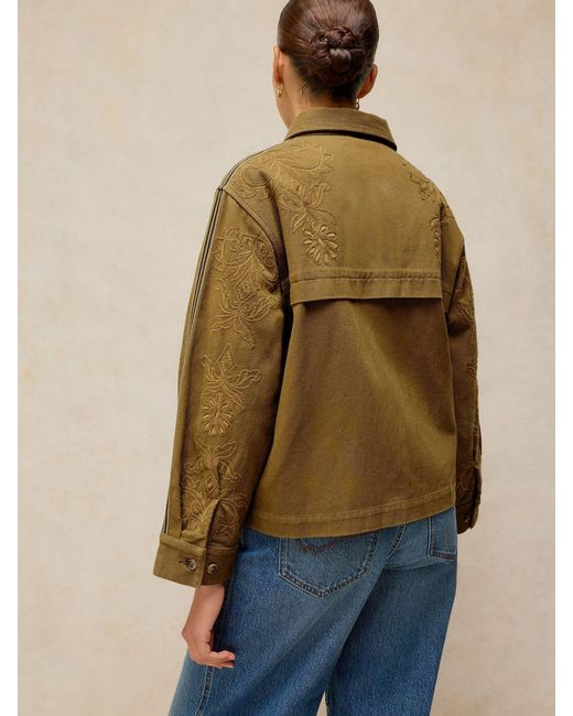 White Stuff Natural Stuff Jade Embroidered Jacket