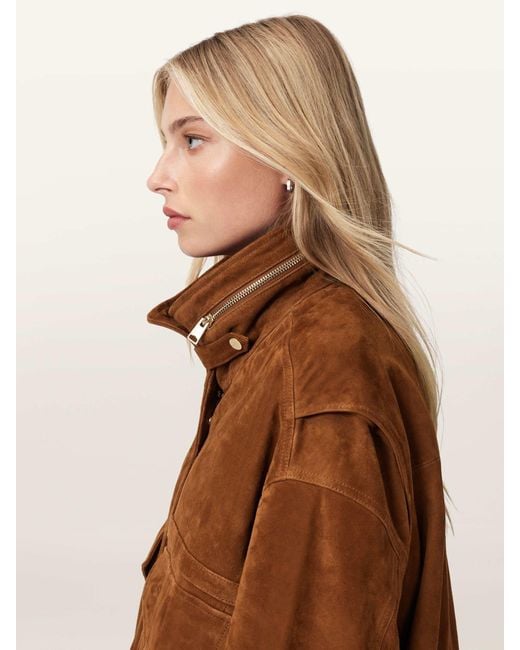 AllSaints Brown Allsaints Clay Jacket