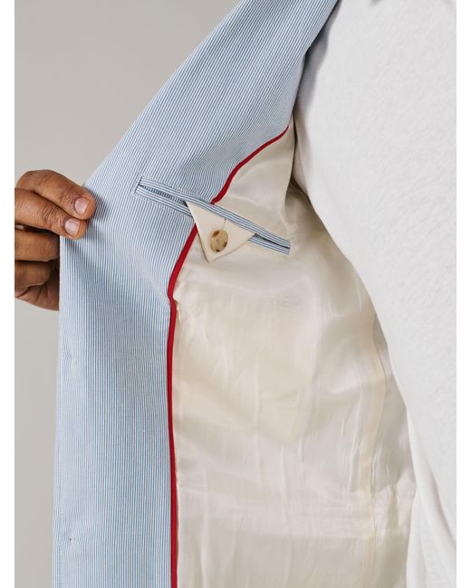 aubi Blue Pasmore Blazer for men