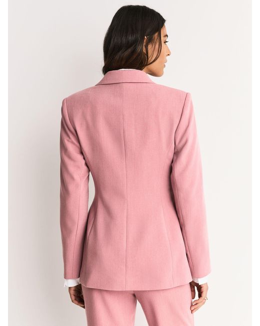 Next Pink Sculpting Single Breasted Blazer