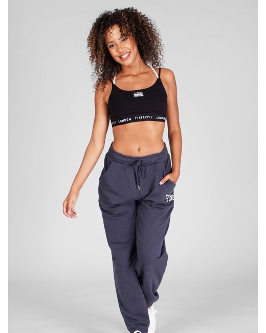Pineapple Blue Oversized Pocket Cuffed Joggers
