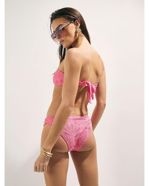 River Island Pink River Island Texture Shell Bikini Set