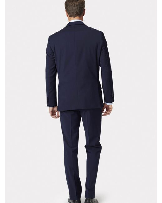 Brook Taverner Blue Suit Jacket for men