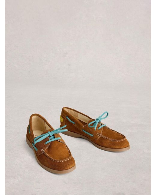 White Stuff Brown Boat Shoes