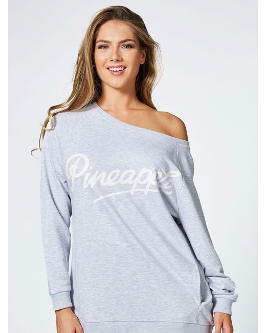 Pineapple Gray Light Oversized Monster Sweatshirt