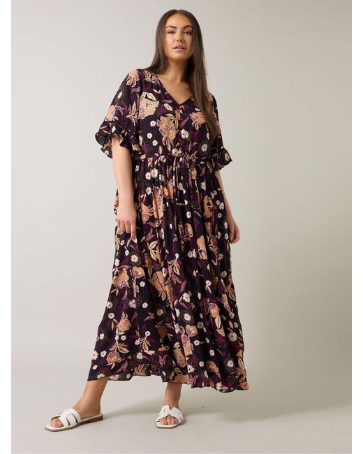 Evans White Crinkle Boho Dress