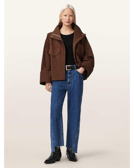 AllSaints Brown Allsaints Leighton Jacket