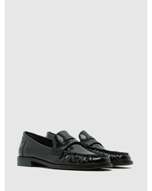 Schuh Black Lendall Penny Loafers