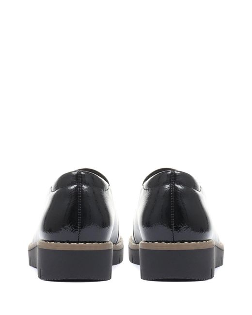 Pavers Black Ladies Slip-On Shoes