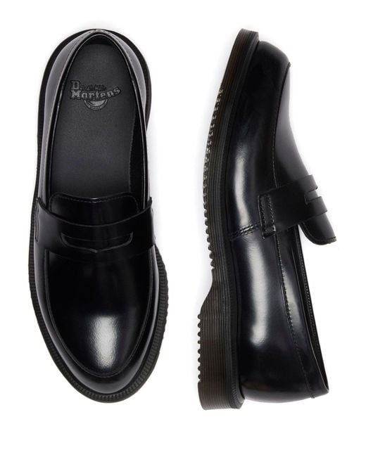 Dr. Martens Black Temara Polished Smooth Shoes