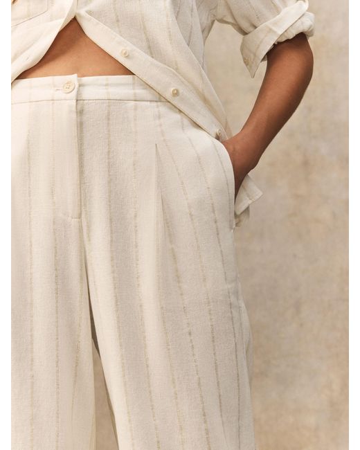 Next Natural Hose Mit Weitem Bein