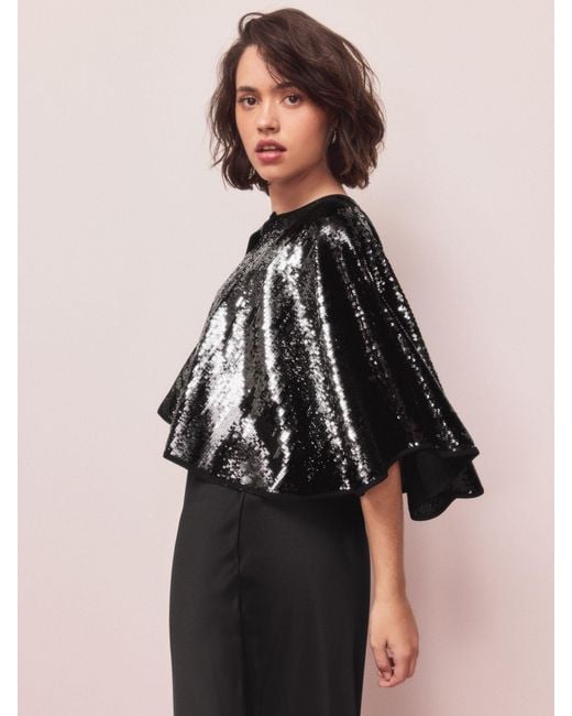 Next Black Sequin Cape Cover-Up