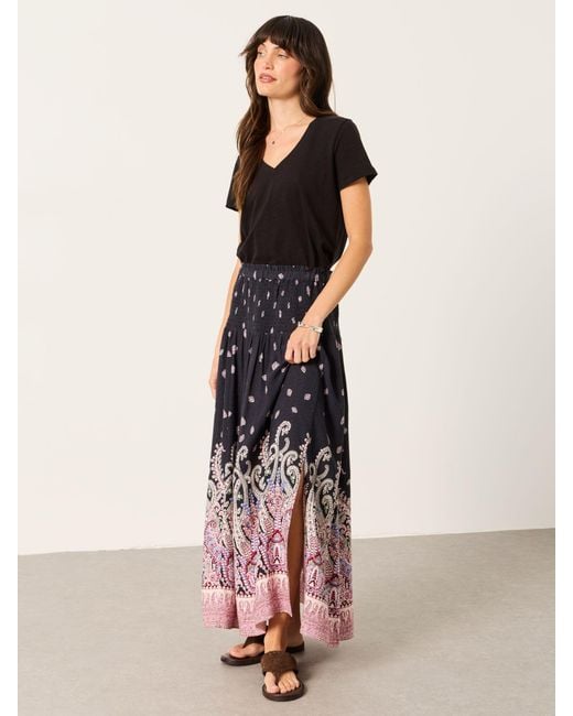 FatFace Pink Fatface Harper Midi Skirt