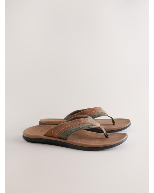 Next Natural Flip Flops for men