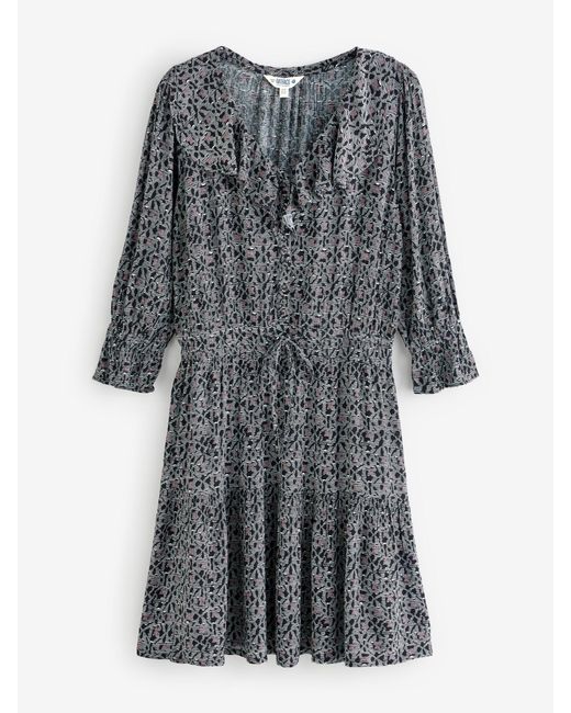 FatFace Gray Fatface Orla Petite Dress