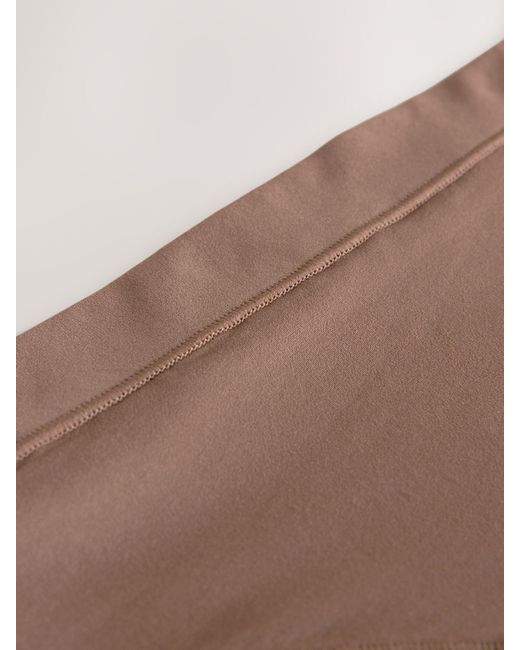 Self Natural Mocha Midi Knickers