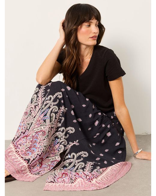 FatFace Pink Fatface Harper Midi Skirt