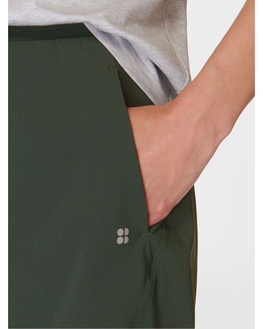 Sweaty Betty Green Explorer 5.5 Shorts