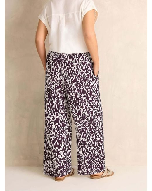 Evans White Elasticated Waist Trousers