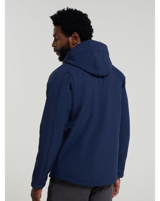 Mountain Warehouse Blue Arctic Ii Softshell Jacket for men