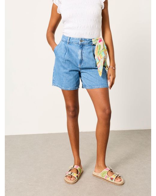 FatFace Blue Fatface Mia Denim Shorts