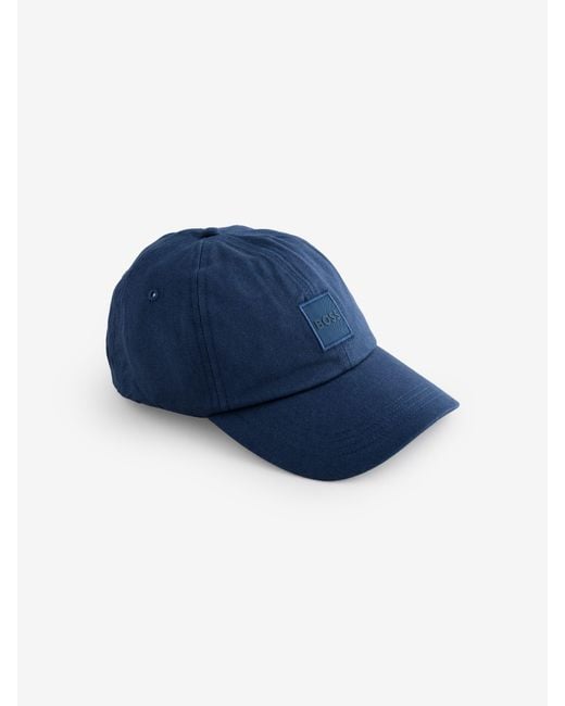 Boss Blue Derrel 100% Cotton Logo Cap for men