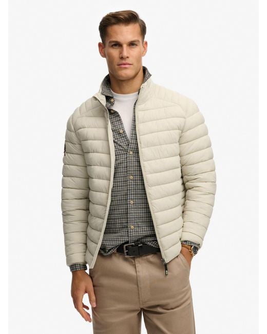 Superdry White Fuji Lite Padded Jacket for men