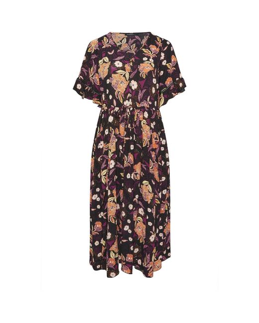 Evans White Crinkle Boho Dress