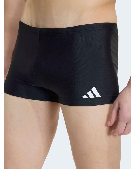 Adidas Black Solid Swim Boxers for men