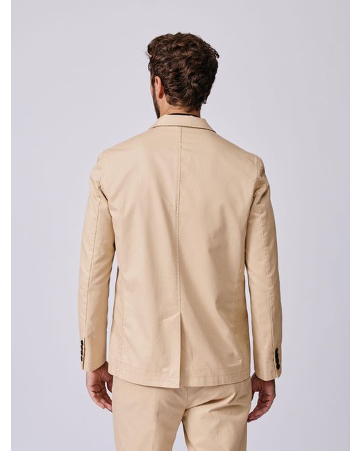 aubi Natural Mareham Patch Pocket Blazer for men