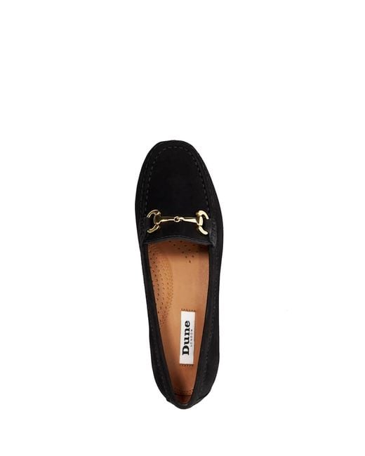 Dune Black Glenniee Comfort Snaffle Loafers