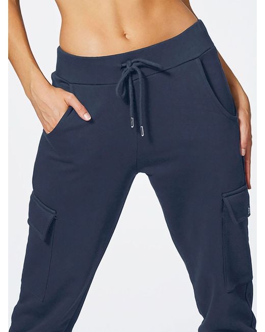Pineapple Blue Cargo Joggers