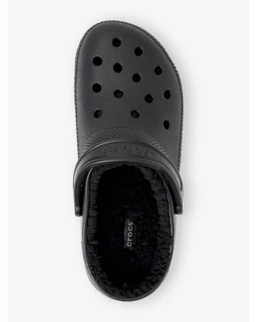 CROCSTM Black Klassische, Gefütterte Clogs