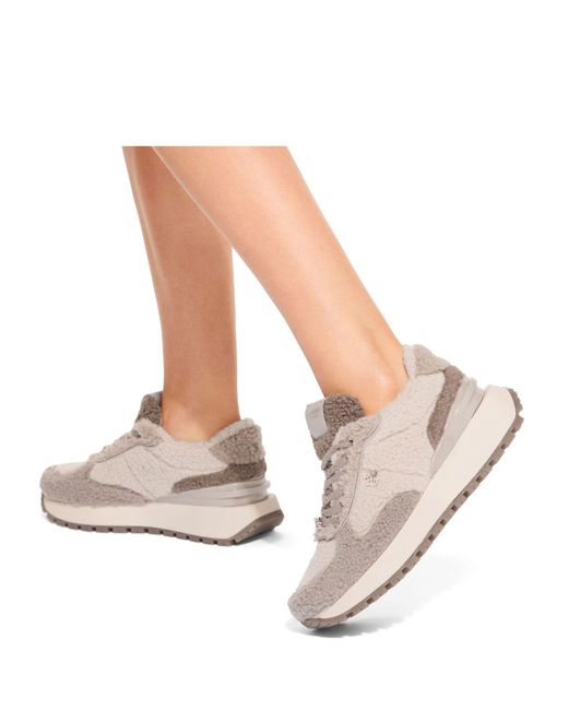 Kurt Geiger White Kg Kurt Geiger Natural Louisa Warm Trainerseu 39 (Uk 6)