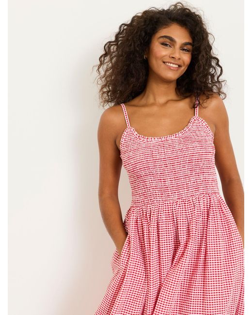 FatFace Pink Fatface Emmy Petite Midi Dresses