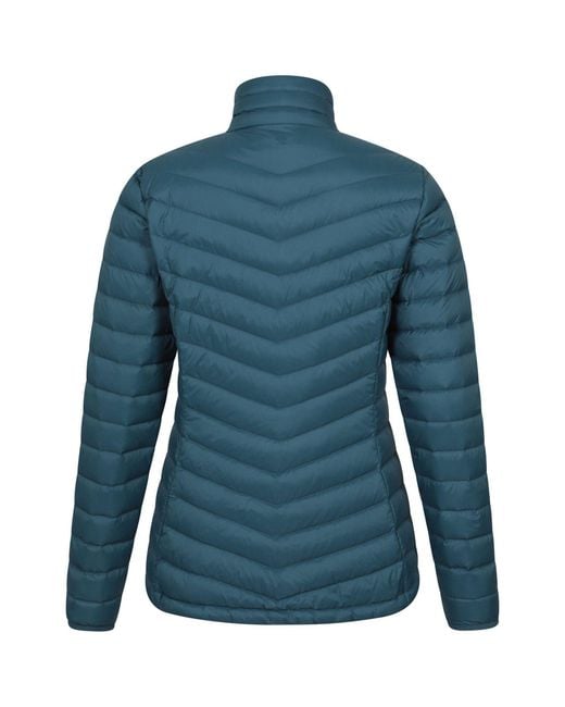 Mountain Warehouse Blue Featherweight Water Resistant Down Jacket