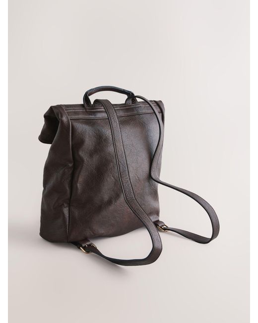 Next Gray Slouchy Backpack