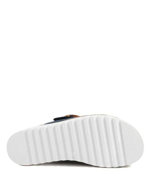 Pavers Blue Adjustable Fitting Sandals