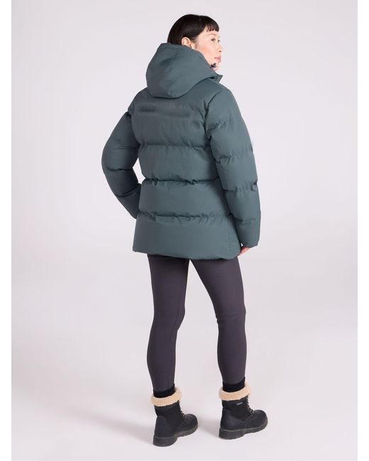 Mountain Warehouse Blue Snow Borg Lined Padded Jacket