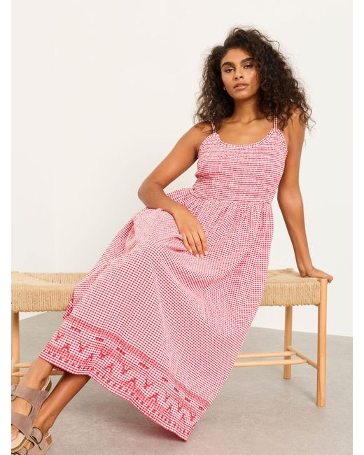FatFace Pink Fatface Emmy Regular Midi Dresses